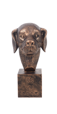 Chinese Zodiac Bronze Statue-Dog