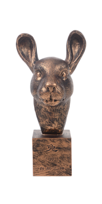 Chinese Zodiac Bronze Statue-Rabbit