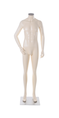 Men's model with headless body