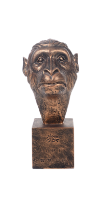 十二生肖铜像-猴