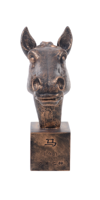 Chinese Zodiac Bronze Statue-Horse