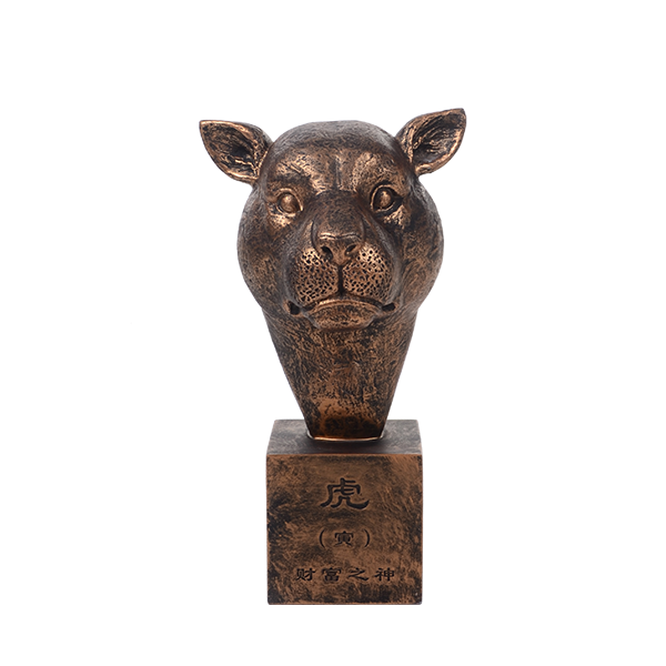 Chinese Zodiac Bronze Statue-Tiger